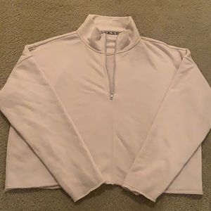 Aerie cropped 1/4 zip long sleeve